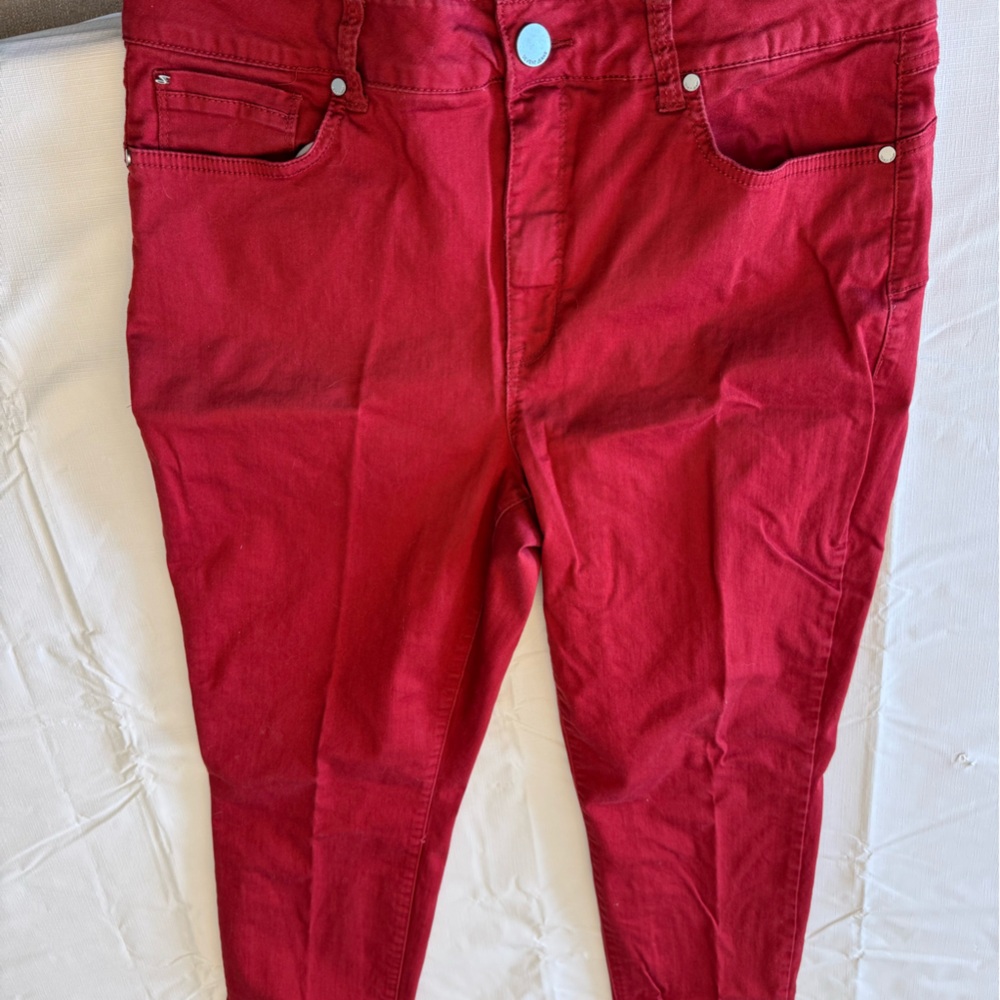 Red Denim Pants